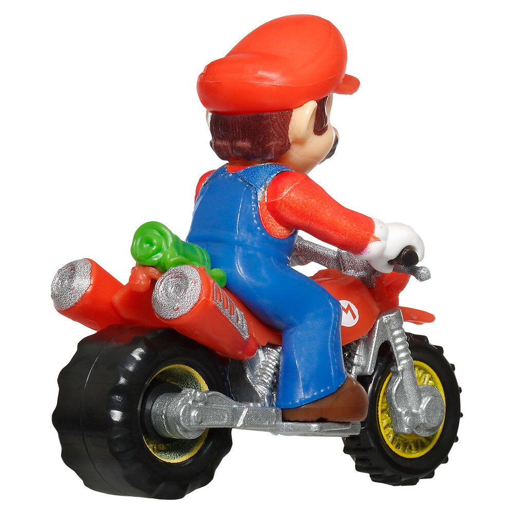 Super Mario Hot Wheels Vehículos Die-Cast pack de 2 1/64 Mario & Bowser Jr.