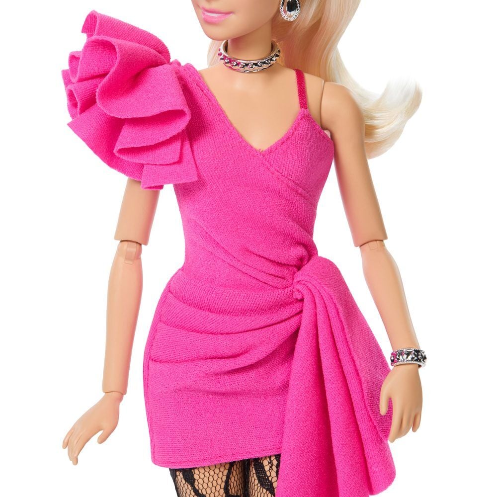 Boneca vestido rosa Barbie