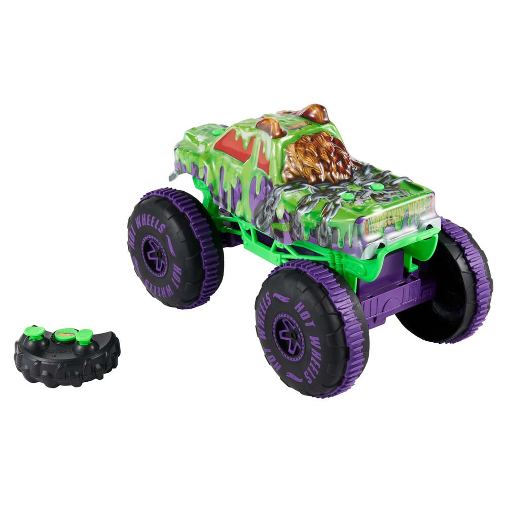 Coche radio control Wreckin Wolf Hot Wheels