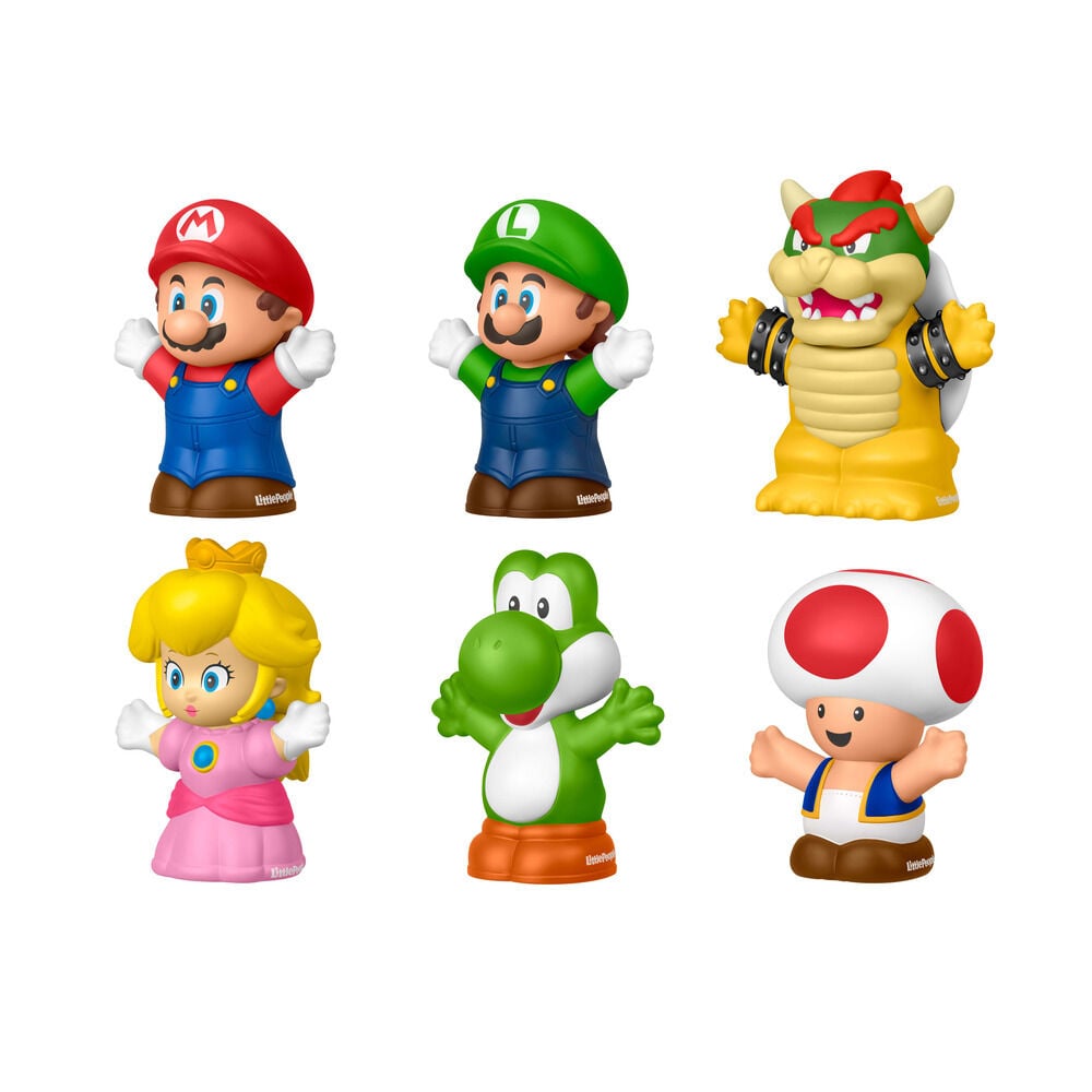 My Mario Little People Collector Pack de 6 Minifiguras 7 cm