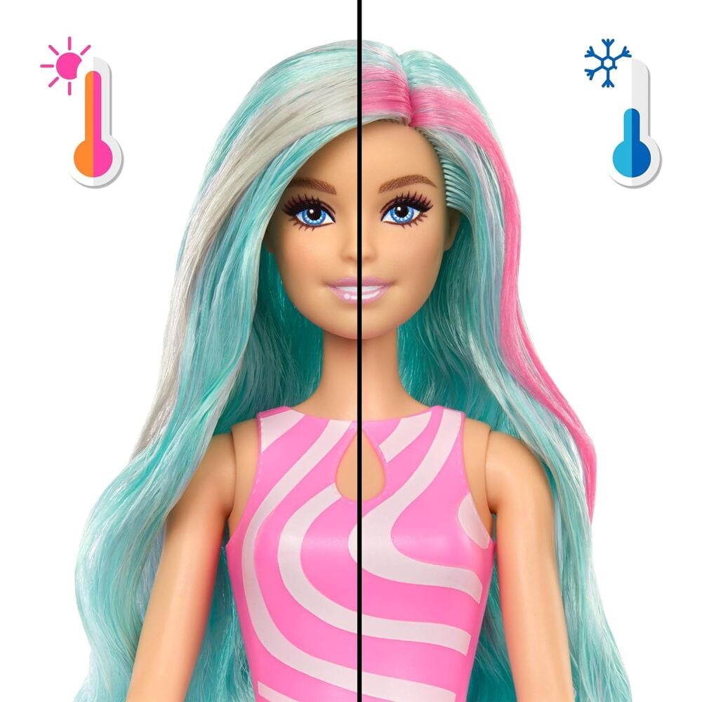 Muñeca Granizado de Mar Copa Azul Pop Reveal Barbie