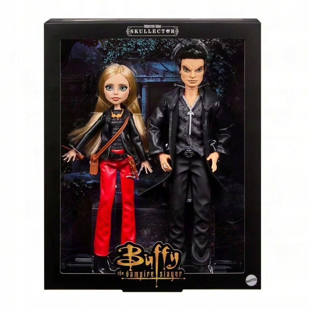 Set 2 muñecos Buffy & Angel Buffy Cazavampiros Monster High Skullector