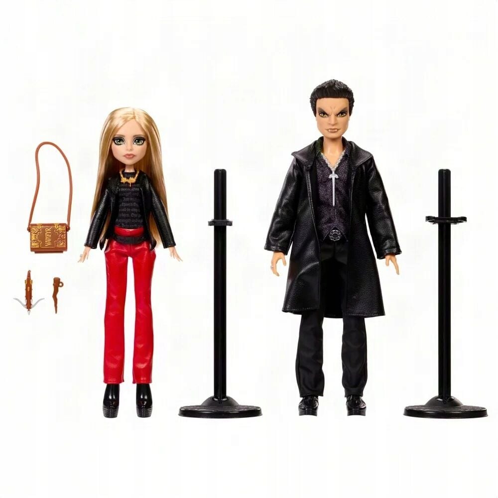 Set 2 muñecos Buffy & Angel Buffy Cazavampiros Monster High Skullector