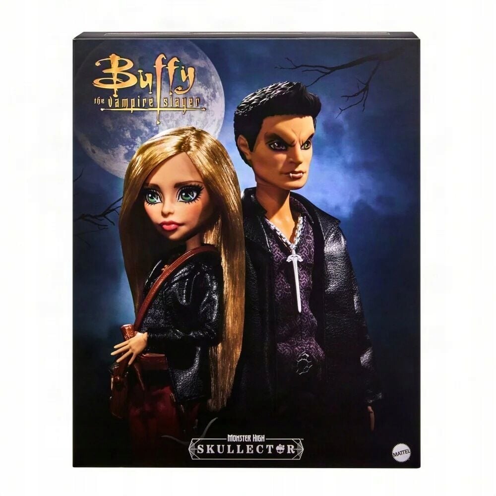 Set 2 muñecos Buffy & Angel Buffy Cazavampiros Monster High Skullector