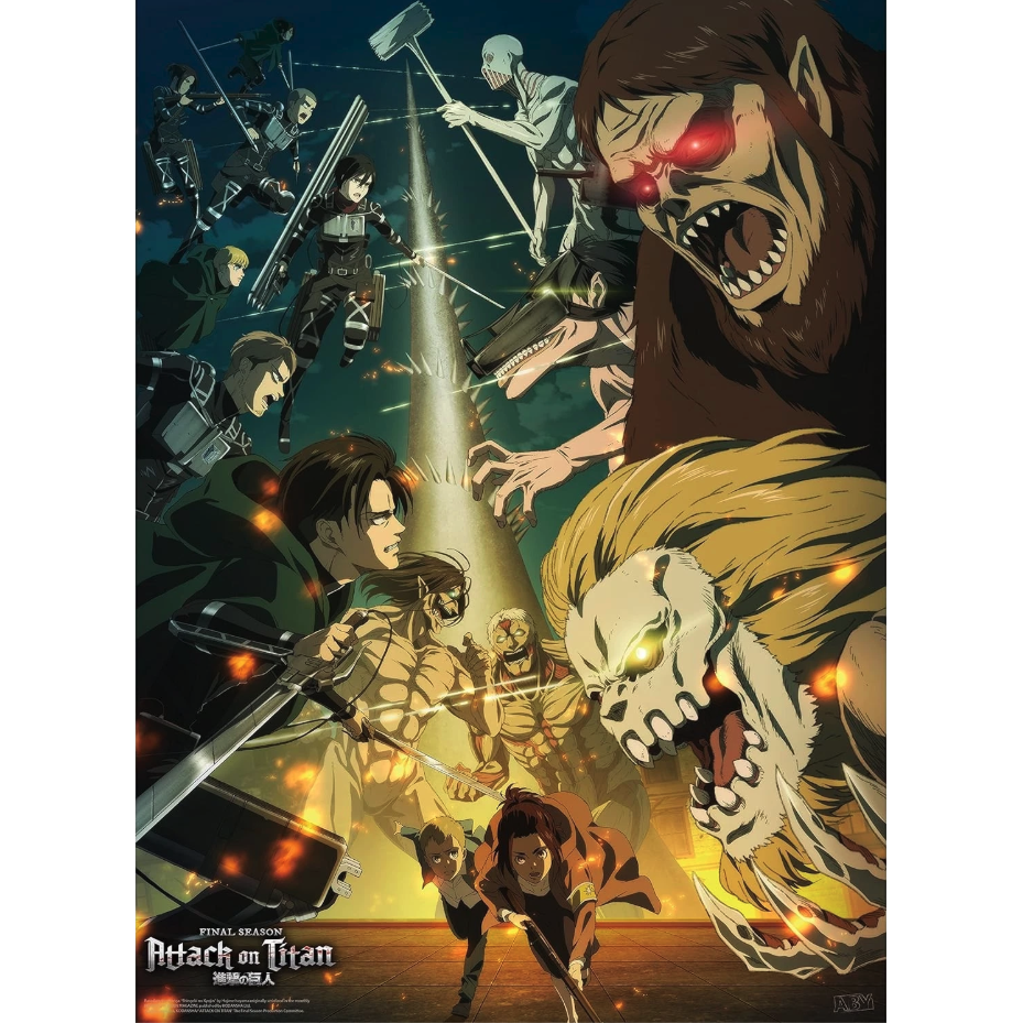 Set 2 posters Attack On Titan