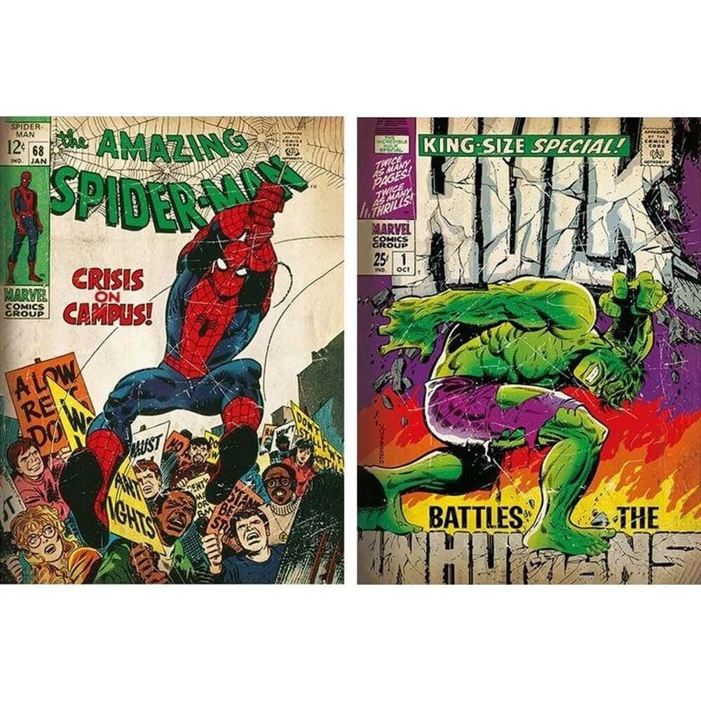Set 2 posters Marvel
