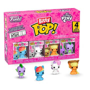 Blister 4 figuras Bitty POP My Little Pony Rainbow Dash