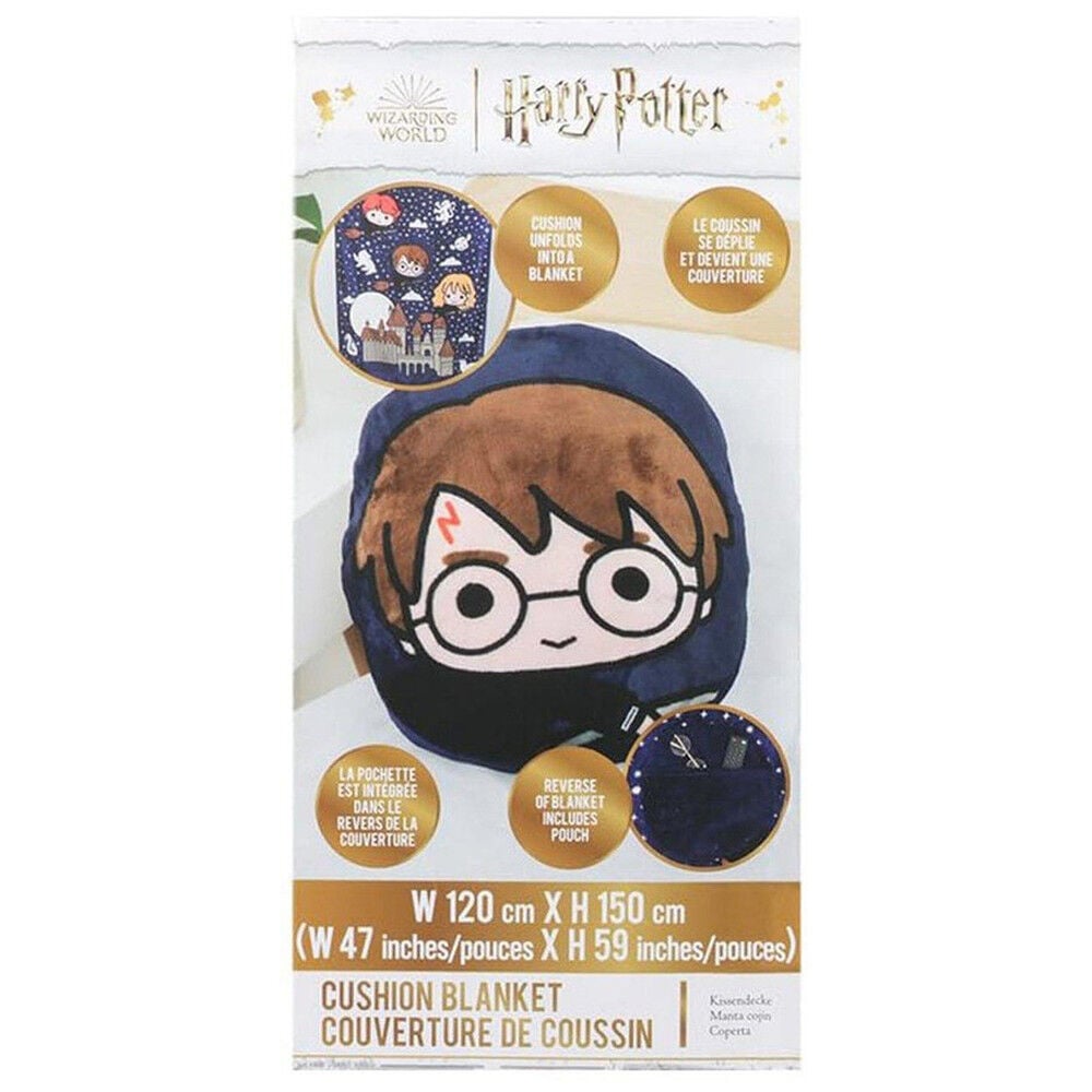 Cojin manta 2 en 1 Hogwarts Harry Potter