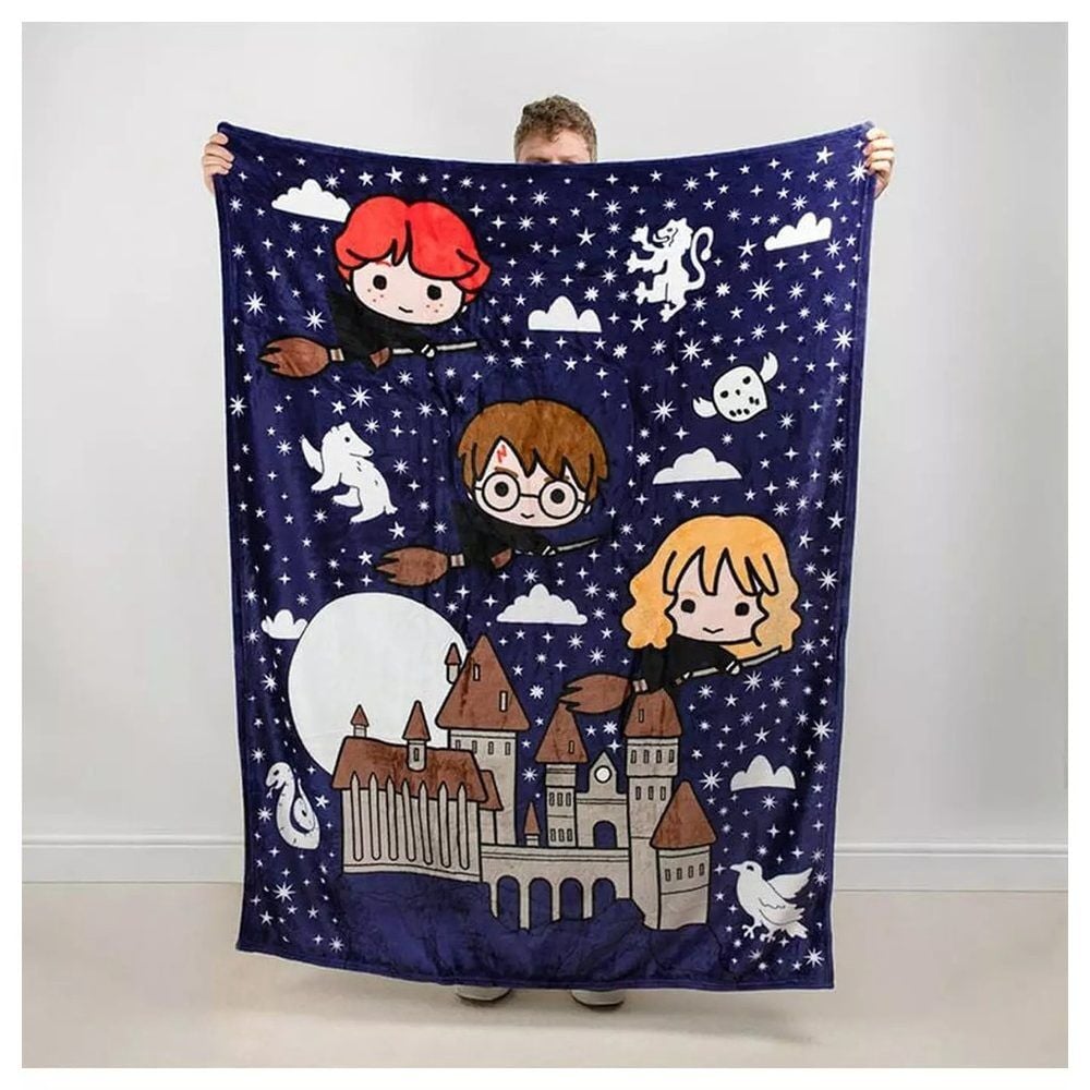Cojin manta 2 en 1 Hogwarts Harry Potter
