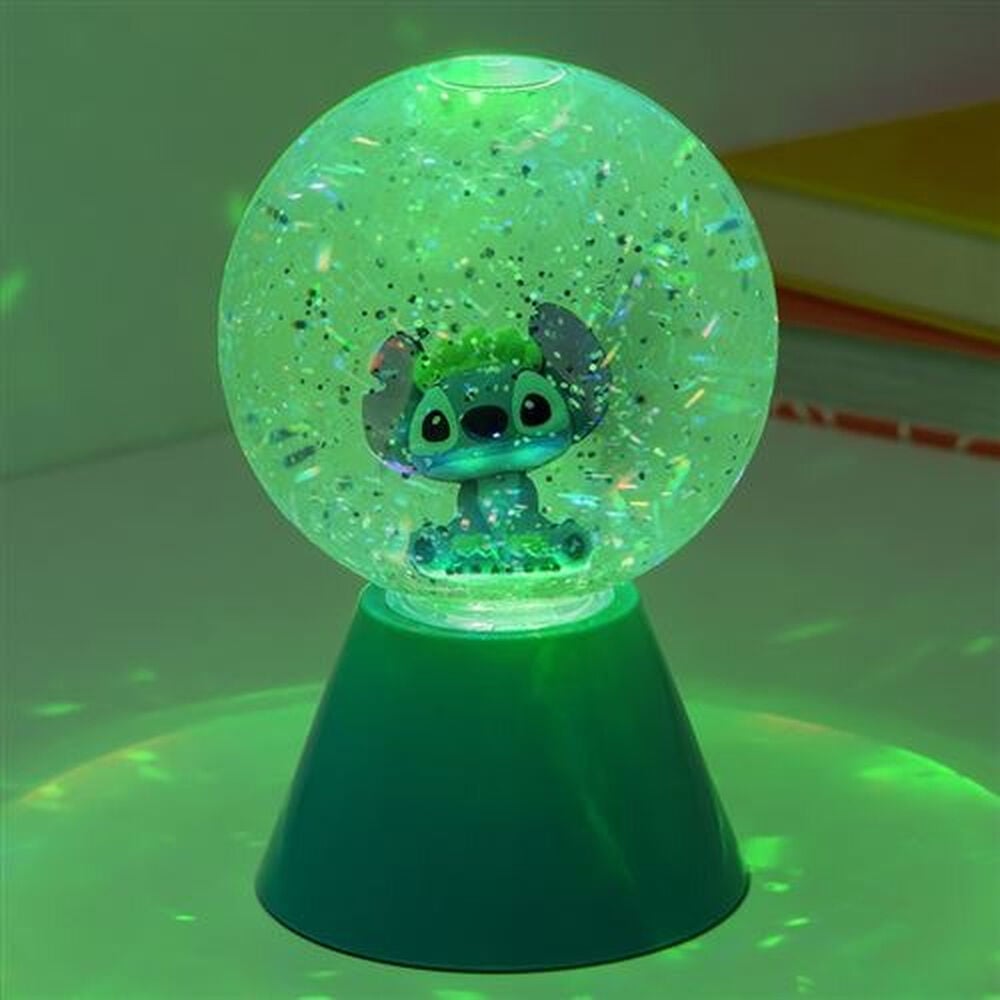 Lilo & Stitch Lámpara LED Stitch Glitter Ball 17 cm