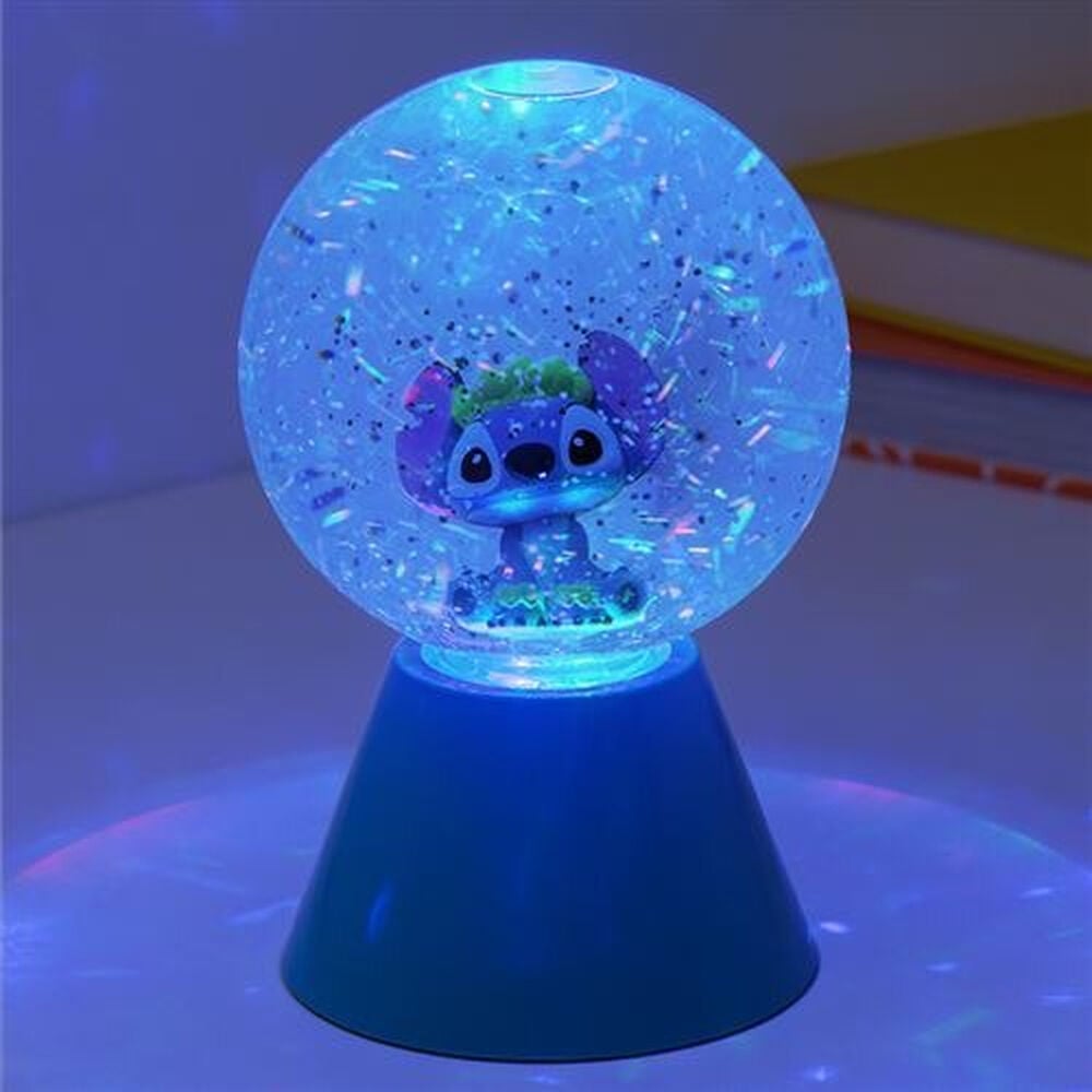 Lilo & Stitch Lámpara LED Stitch Glitter Ball 17 cm
