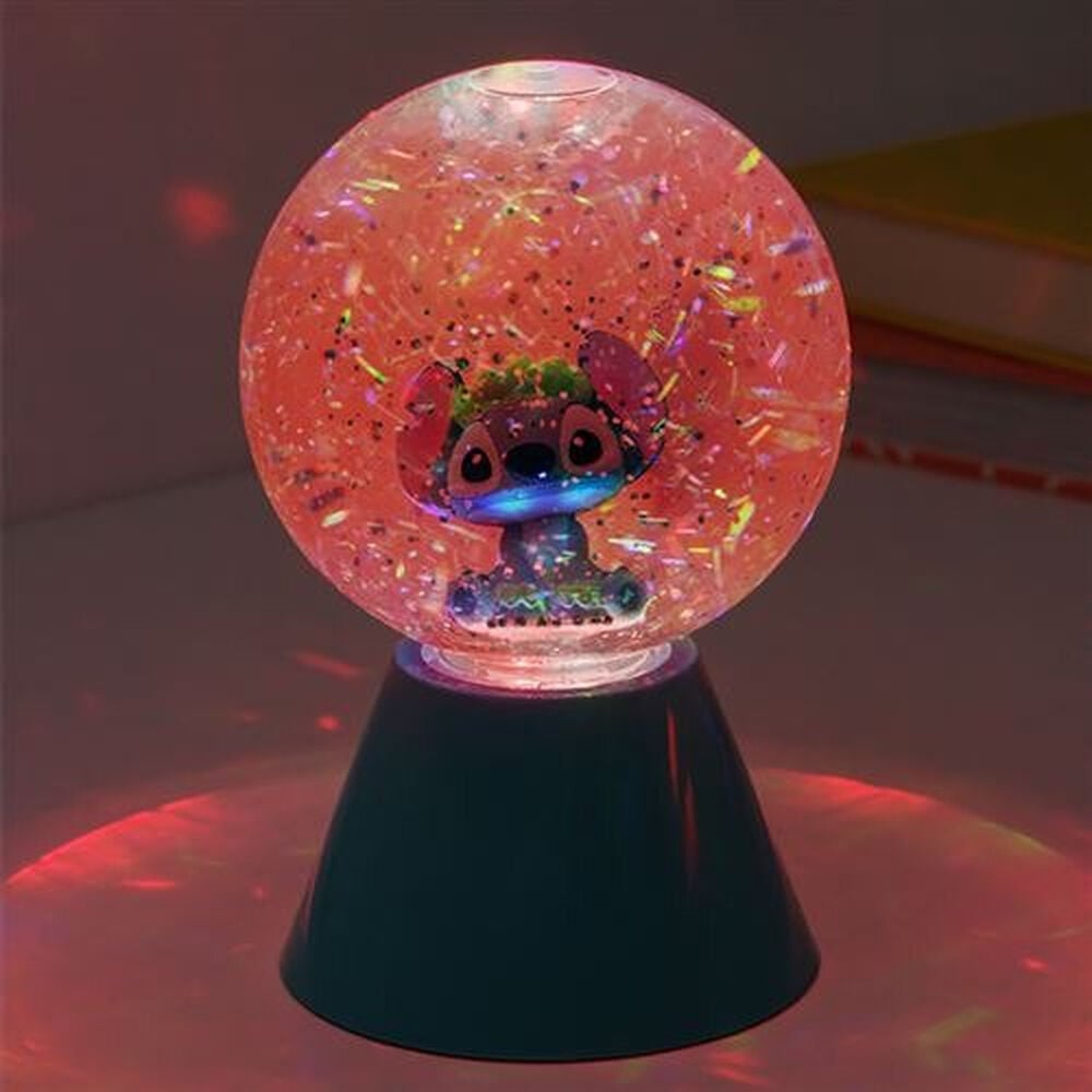 Lilo & Stitch Lámpara LED Stitch Glitter Ball 17 cm