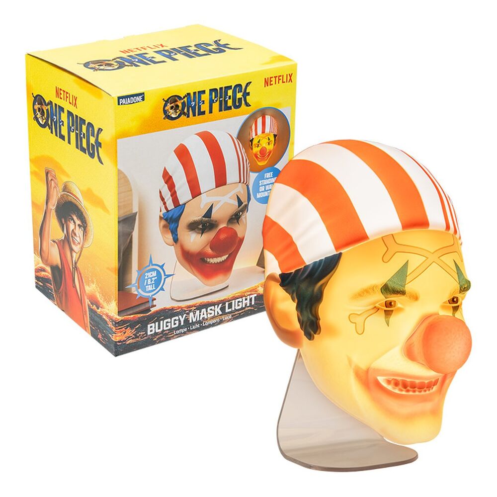 One Piece Lámpara 3D LED Buggy Mask