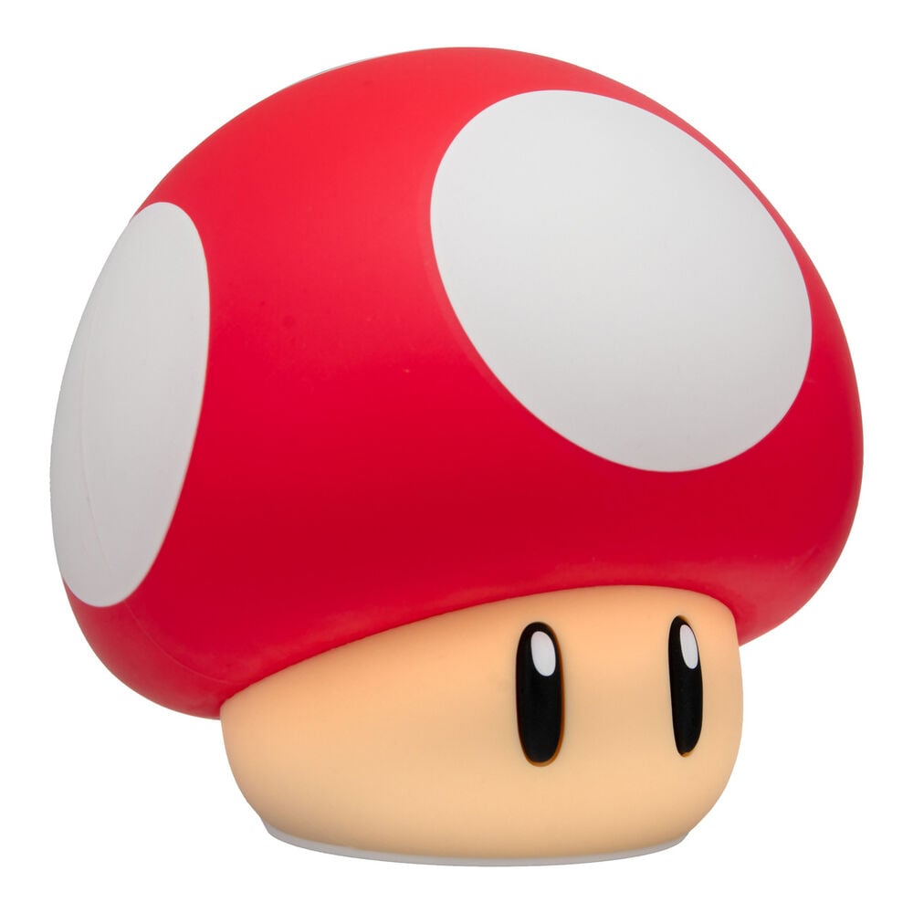 Super Mario SquishyGlo Lámpara Super Mushroom Rechargeable 15 cm
