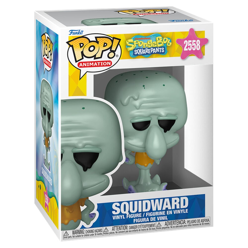 Bob Esponja Figura POP! Animation Vinyl Squidward 9 cm