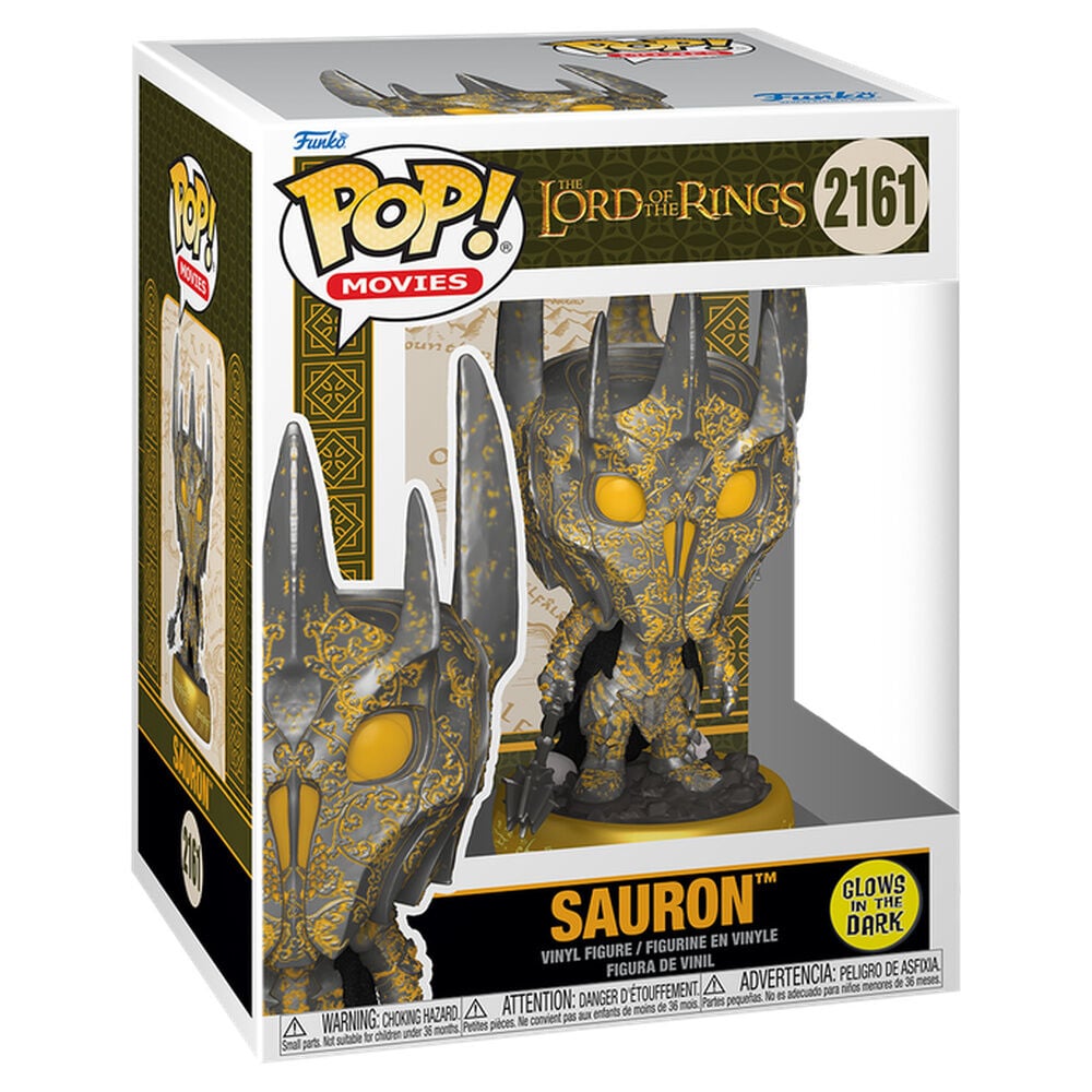 El Señor de los Anillos Figura POP! Premium Vinyl Sauron w/Weapon (GW) 9 cm