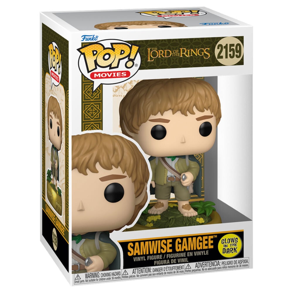 El Señor de los Anillos POP! Movies Vinyl Figuren Samwise Gamgee (GW) 9 cm