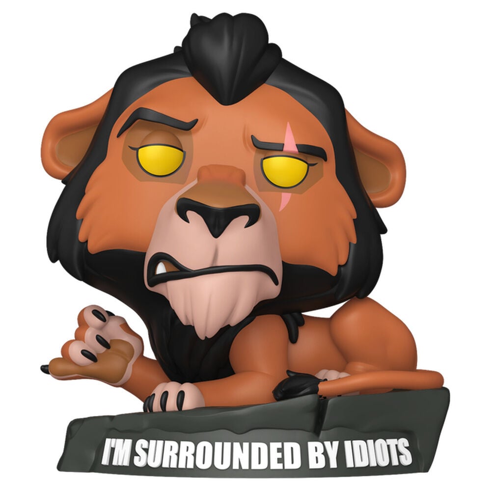 El rey león Figura POP! Meme Vinyl Lion King (Scar) 9 cm