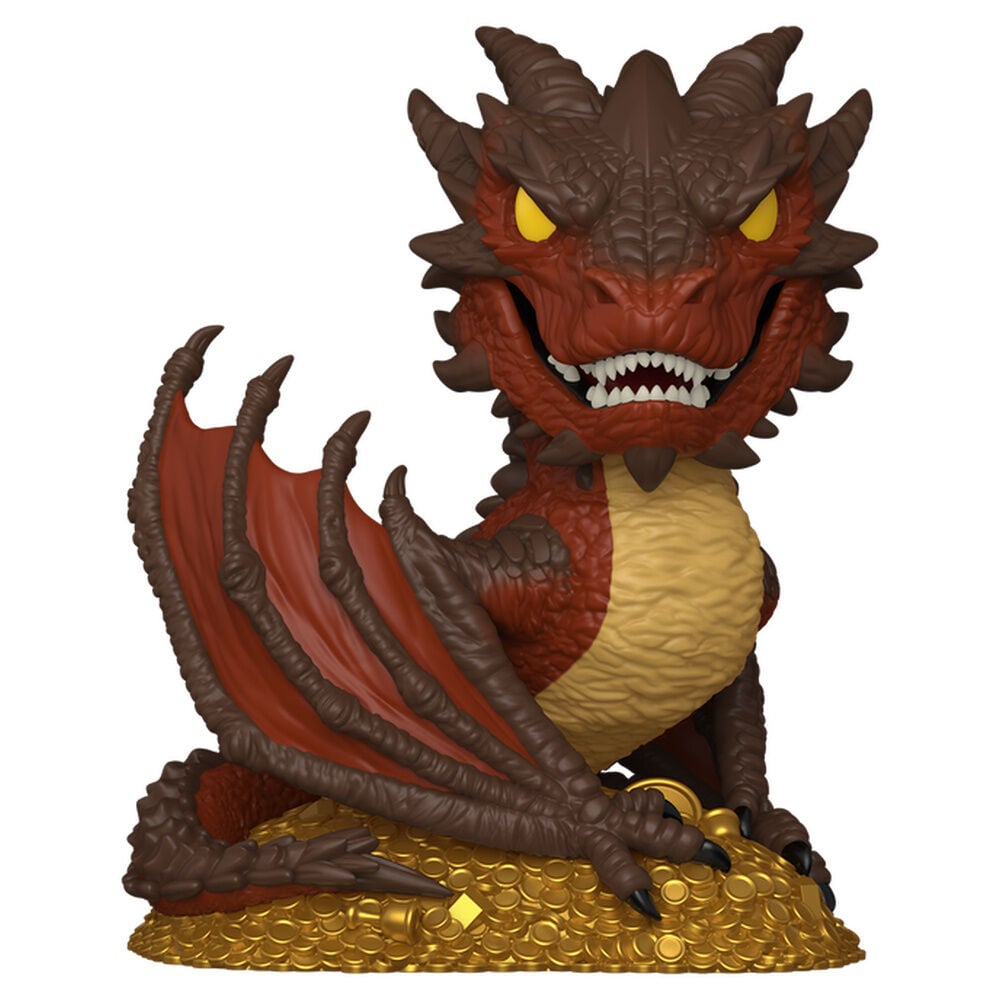 Trilogía de El hobbit POP! Deluxe Vinyl Figura Smaug (MT) 9 cm