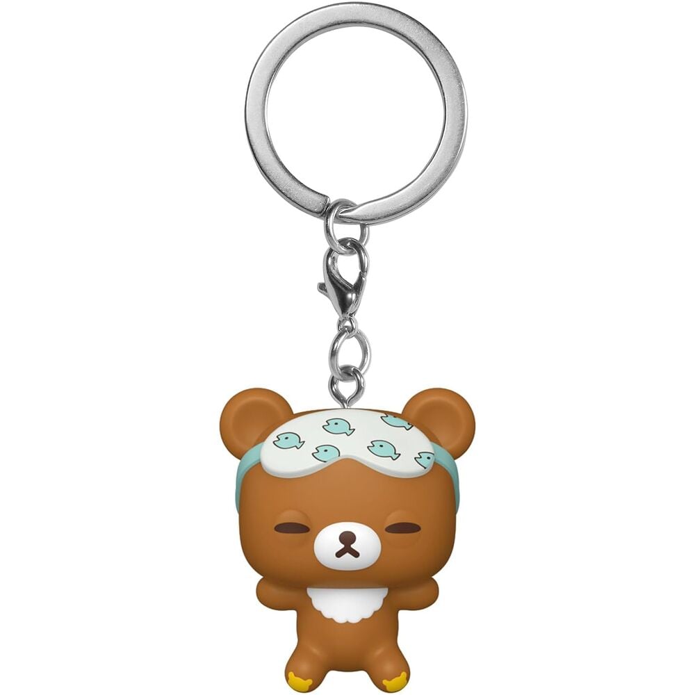 Llavero Pocket POP Keychain Rilakkuma Chairoikoguma