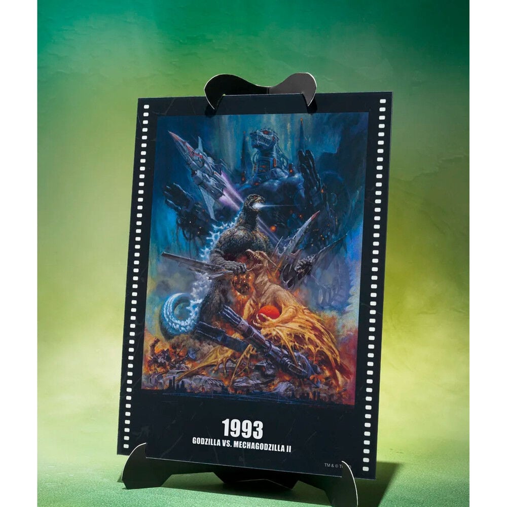 Godzilla Figura S.H.MonsterArts Godzilla (Godzilla vs. Mechagodzilla II Poster Coloring Ver.) -Movie Graphic Plus- 16 cm