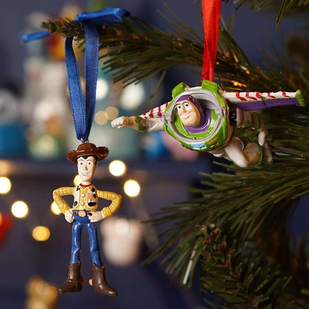 Set 2 Adornos de Natal Toy Story Disney Pixar