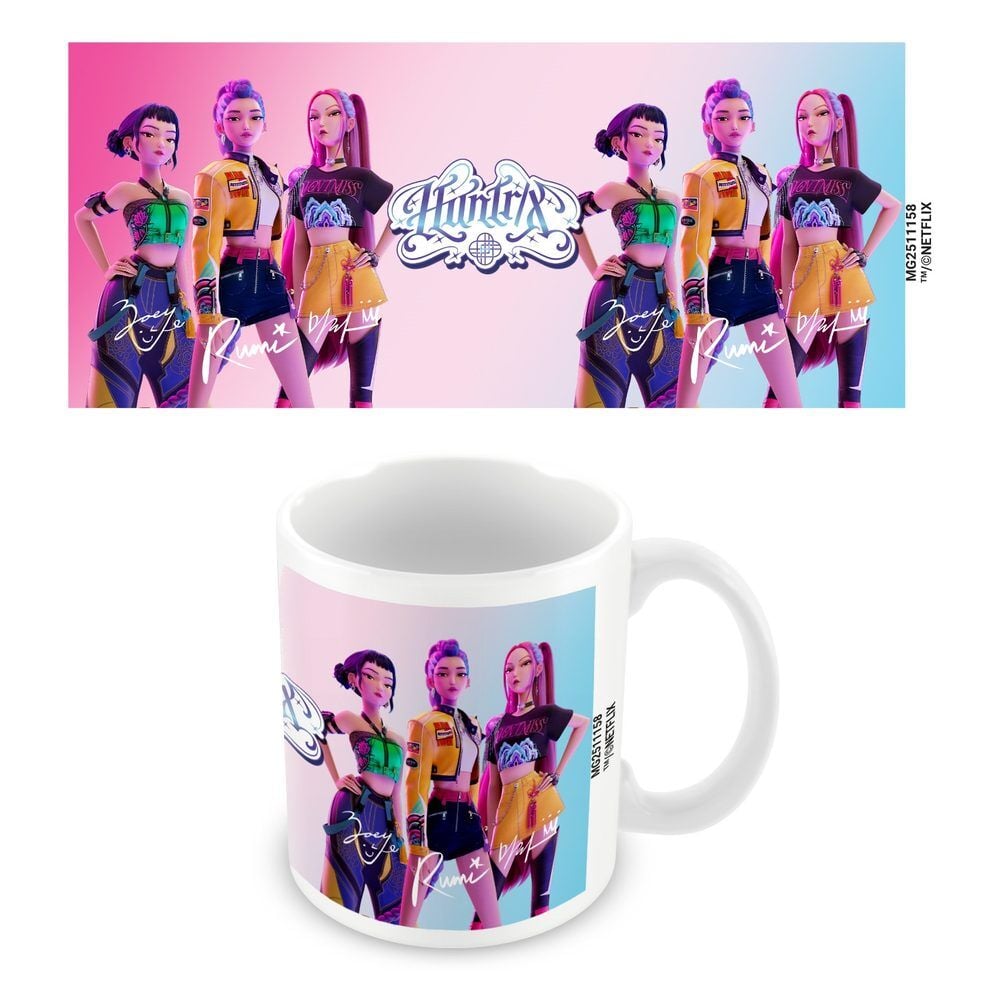 Caneca Huntrix Kpop Demon Hunters 325 ml Frikytopia