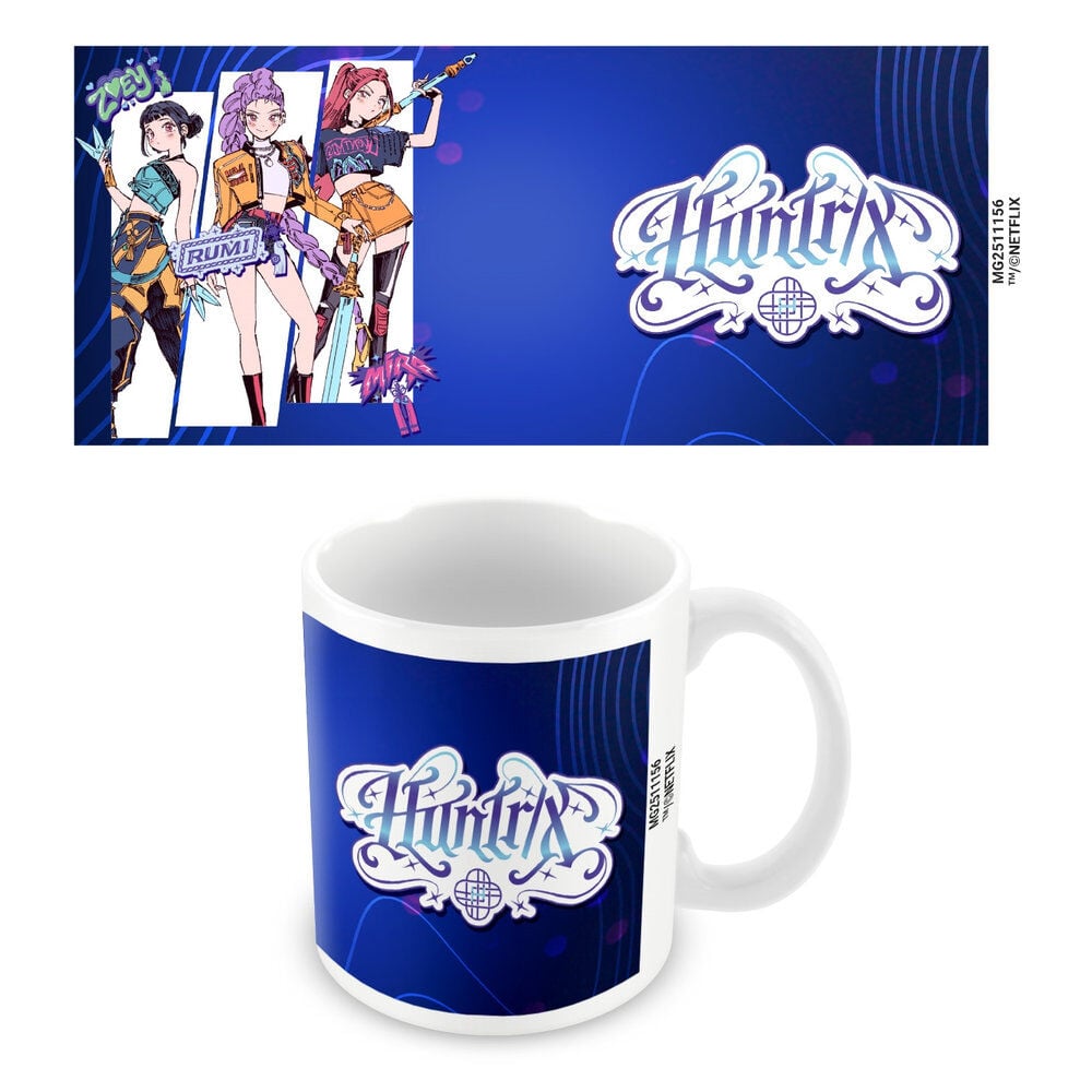 Caneca Logo Huntrix Kpop Demon Hunters 325 ml