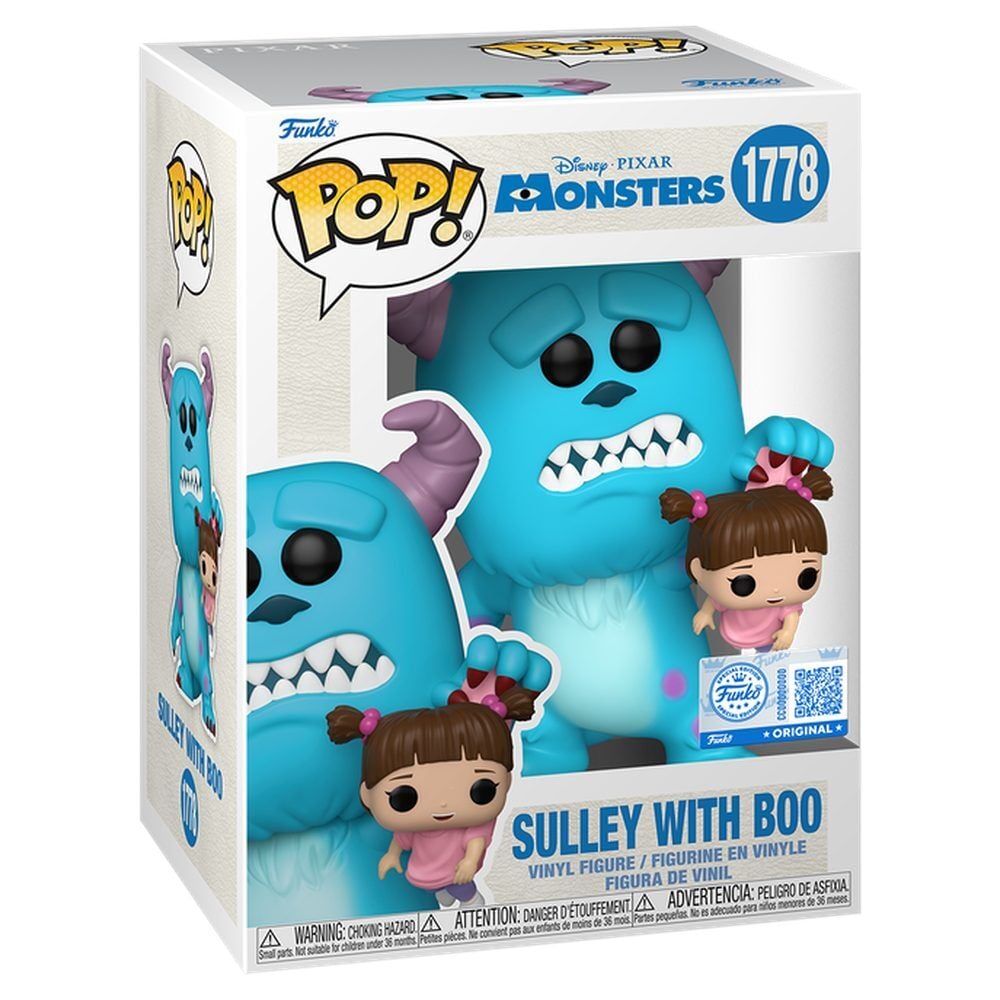 Figura POP Disney Pixar Monsters Inc Sulley with Boo Exclusive Frikytopia