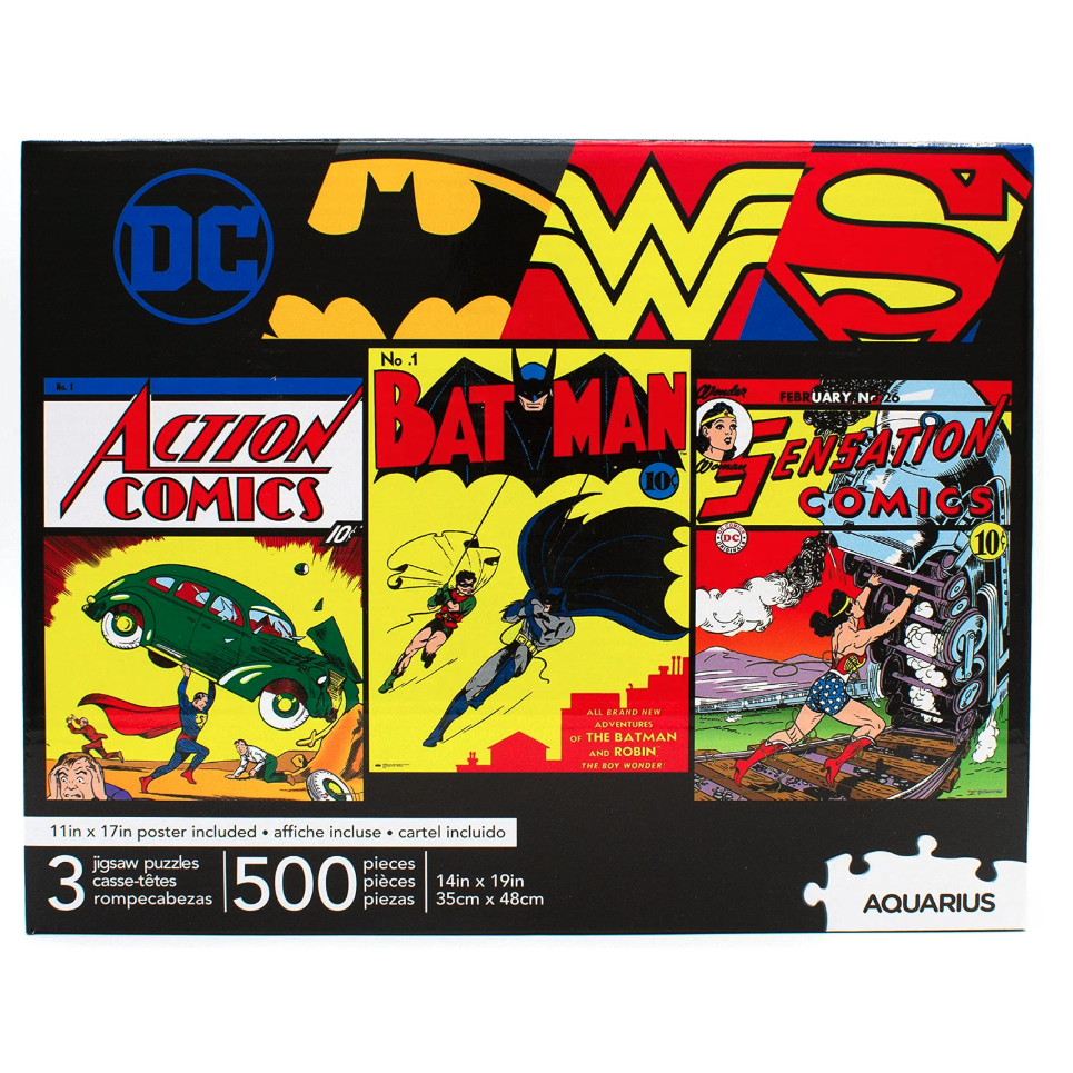 Set 3 Puzzles DC Comics 500pzs
