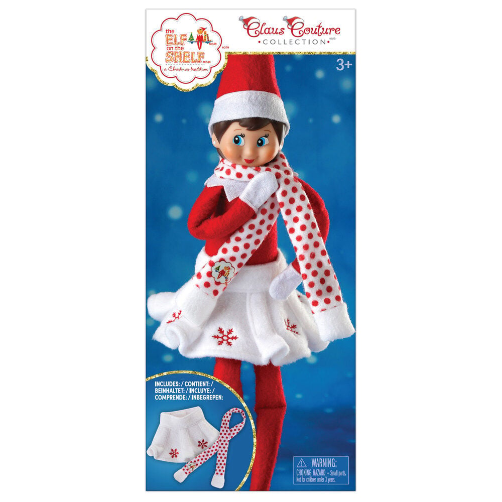 Vestuário para Elfo Saia e Lenço The Elf on the Shelf