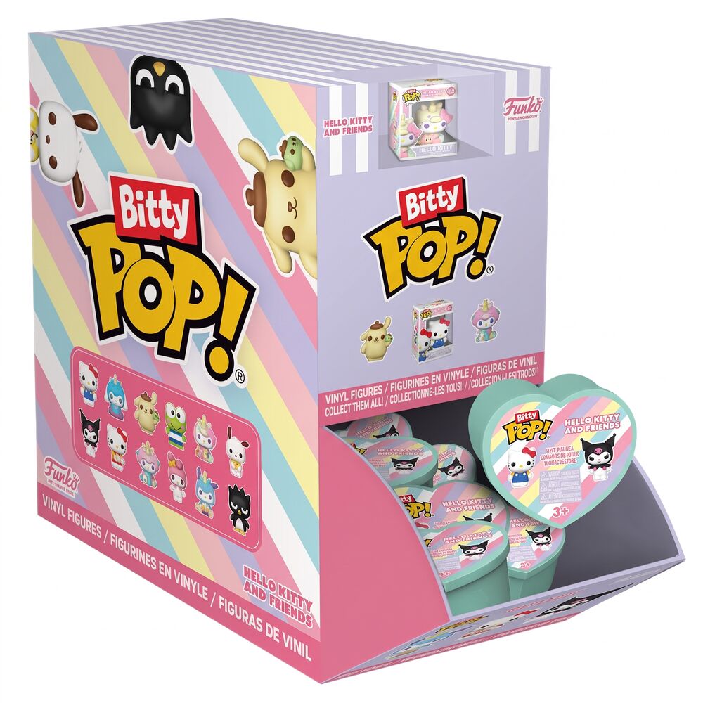 Hello Kitty&Friends Figura Pocket POP! Vinyl Hearts PDQ Display (24) 2,5 cm