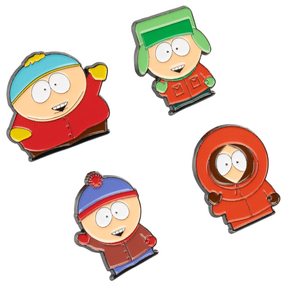 Blister 4 pins South Park Frikytopia