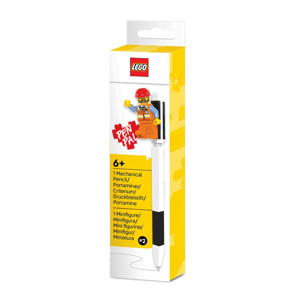 Lapiseira com minifigura Black Lego Frikytopia