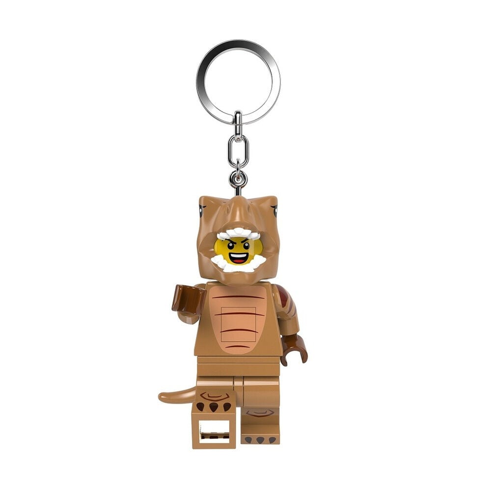 Porta-chaves linterna T-Rex Guy Lego Frikytopia