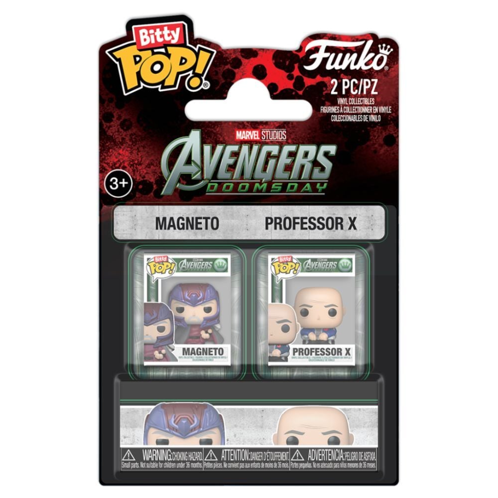 Marvel Bitty POP! Mini Figuras pack de 2 Magneto & Professor X 2 cm