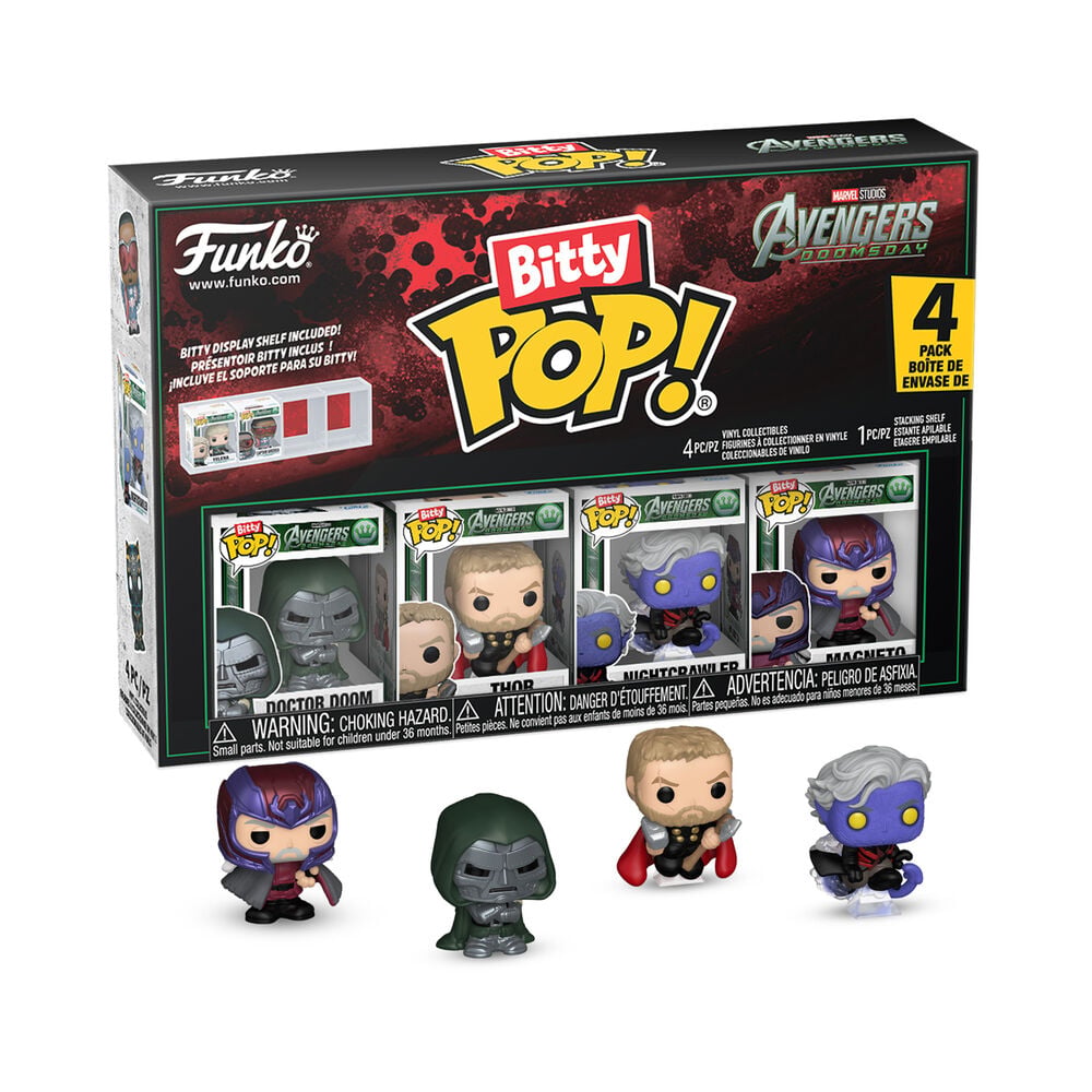 Blister 4 figuras Bitty POP Marvel Studios Avengers Doomsday