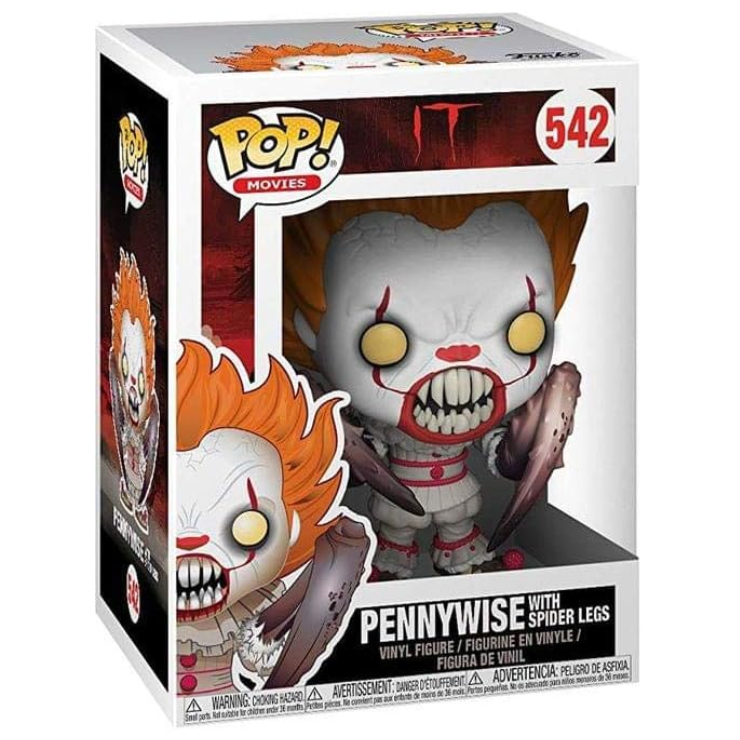 Stephen Kings It 2017 POP Movies Vinyl Figura Pennywise with Spider Legs