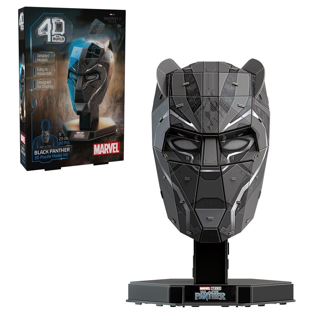 Puzzle 3D Busto Black Panther Marvel Frikytopia