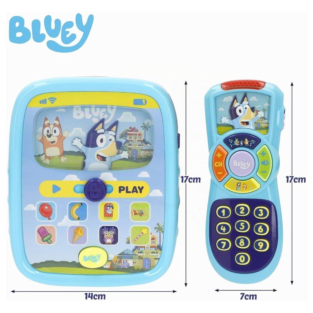 Tablet de Atividades + Comando à Distância Bluey