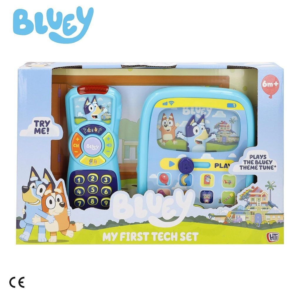 Tablet de Atividades + Comando à Distância Bluey