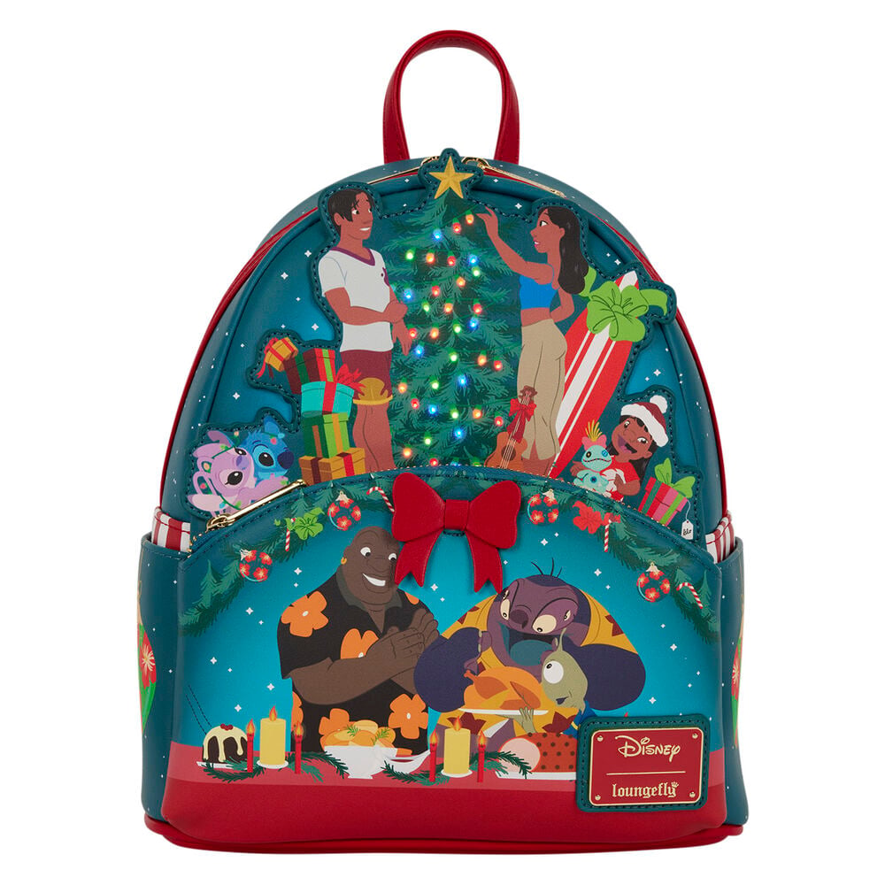 Mochila Lilo & Stitch Holiday Stitch Disney Loungefly 26 cm Frikytopia