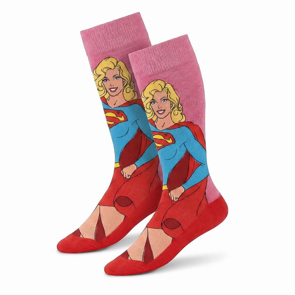 DC Comics Calcetines Superman Supergirl Pack de 3 36-43