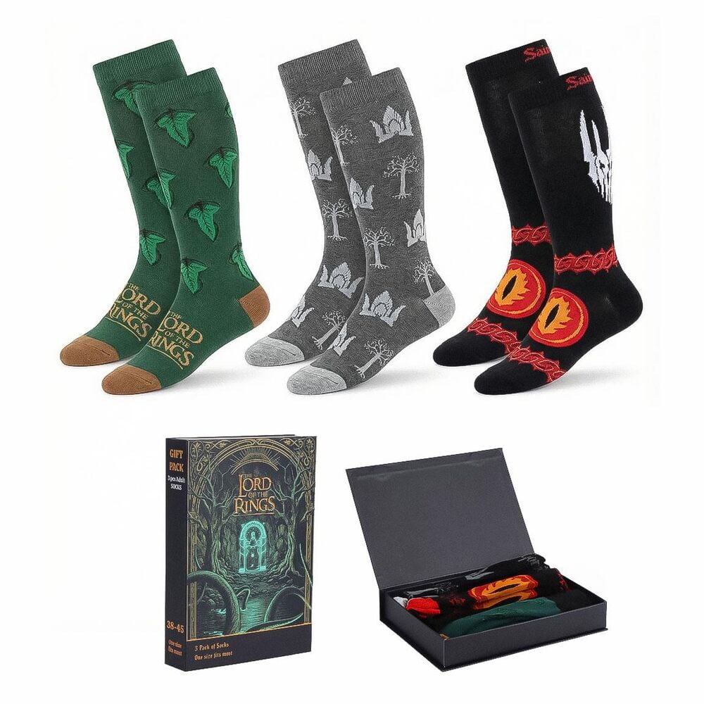 El Señor de los Anillos Calcetines Pack de 3 38-45