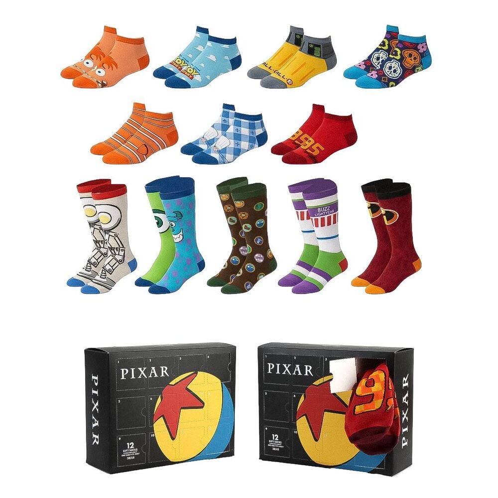Disney Pixar Calcetines Pack de 12 38-45