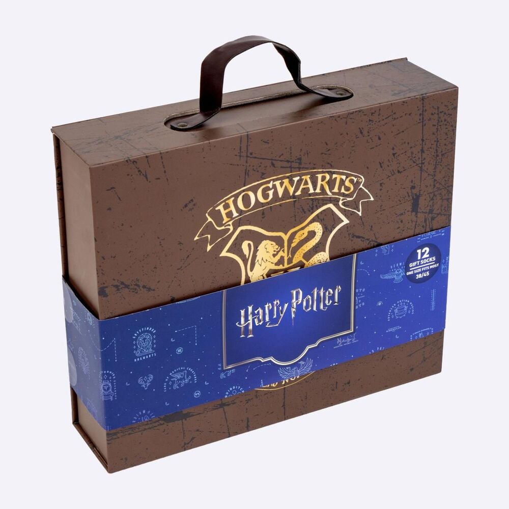 Conjunto 12 pares de meias Harry Potter adulto sortido