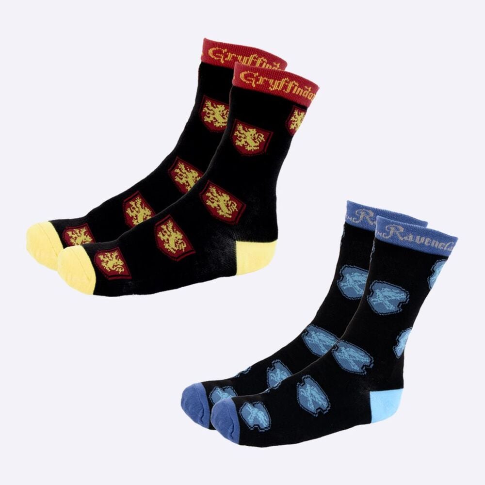 Conjunto 12 pares de meias Harry Potter adulto sortido