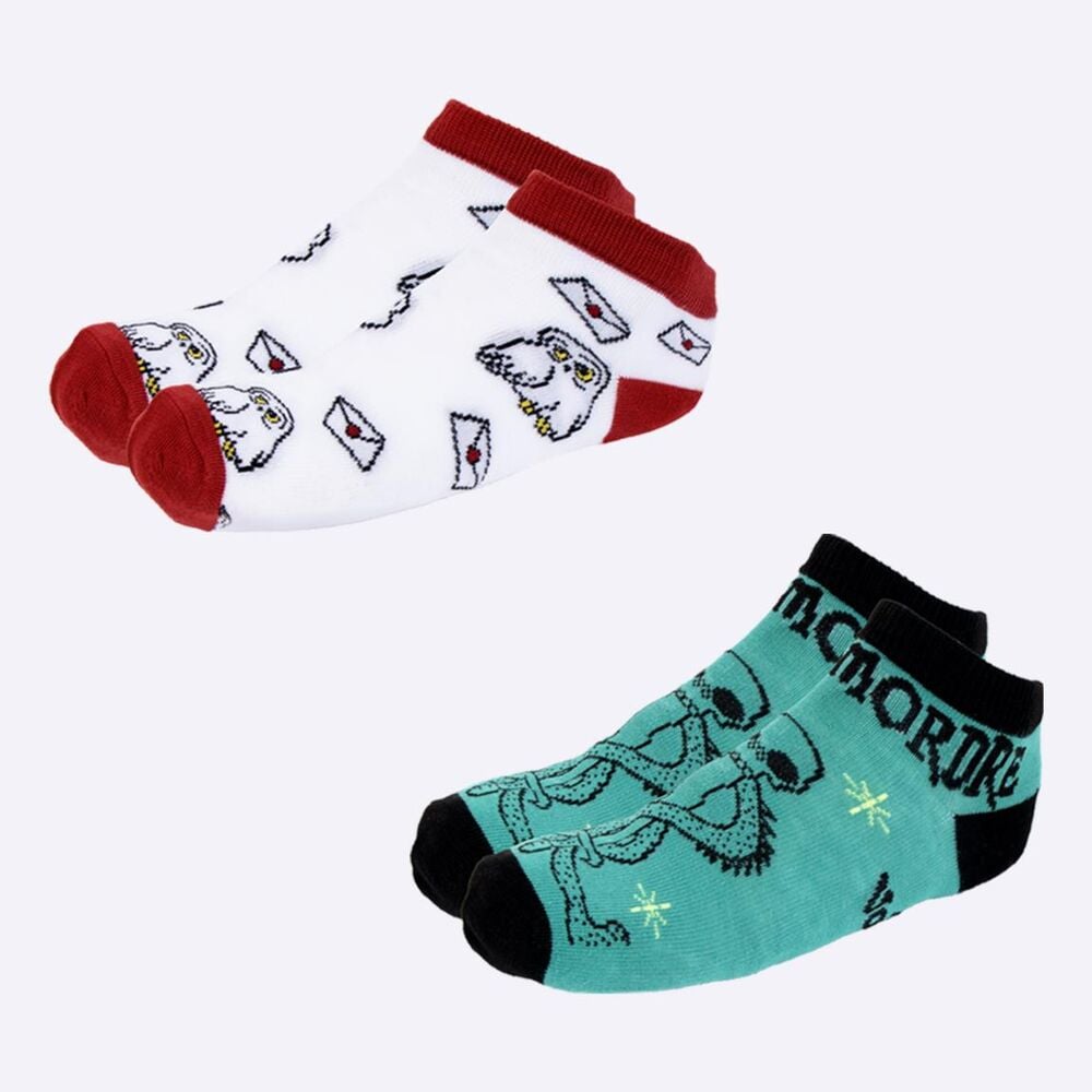 Conjunto 12 pares de meias Harry Potter adulto sortido