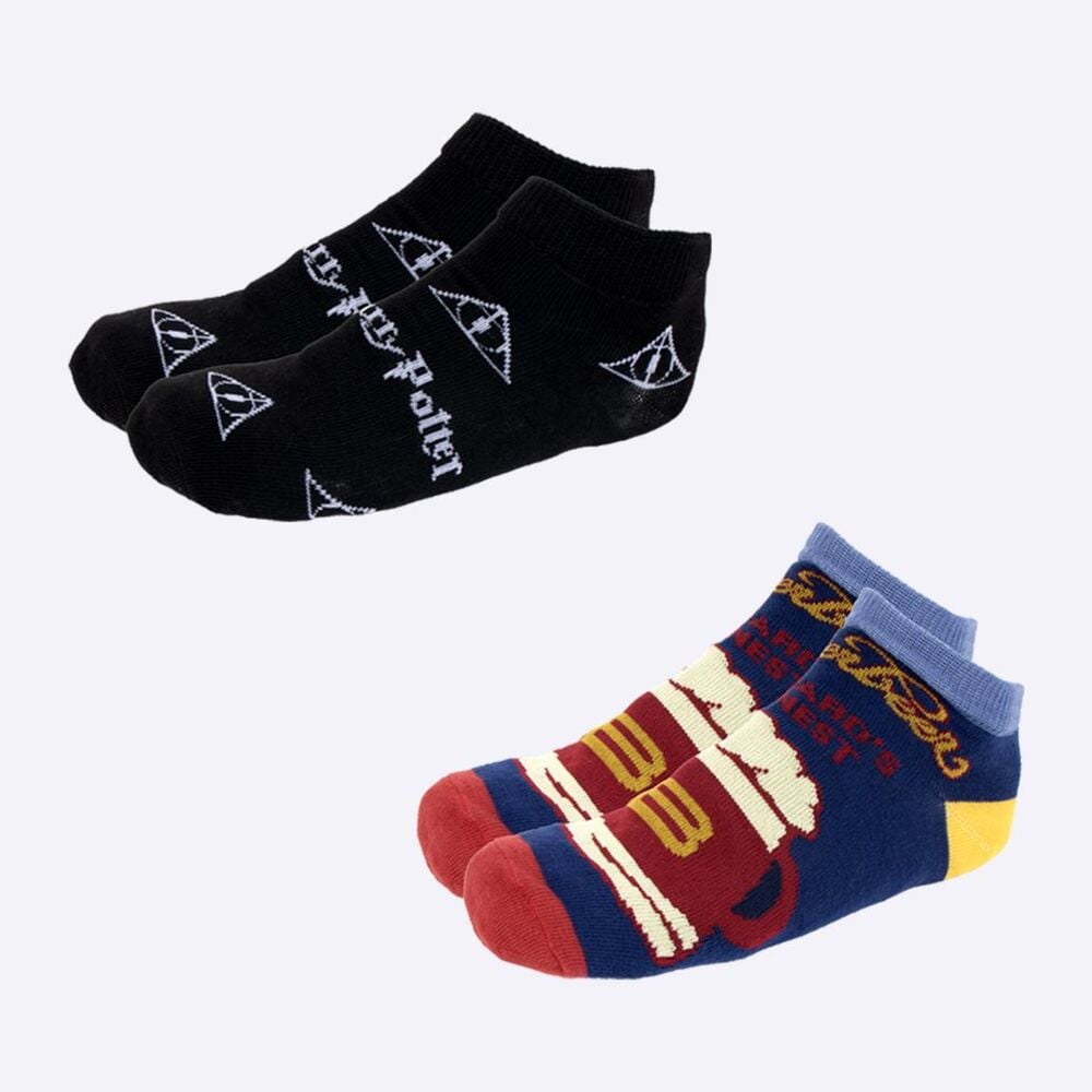 Conjunto 12 pares de meias Harry Potter adulto sortido