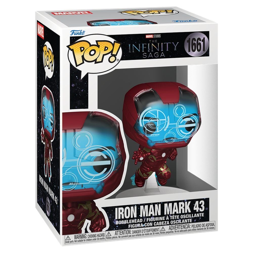 Marvel POP! Comics Vinyl Figura Iron Man 9 cm